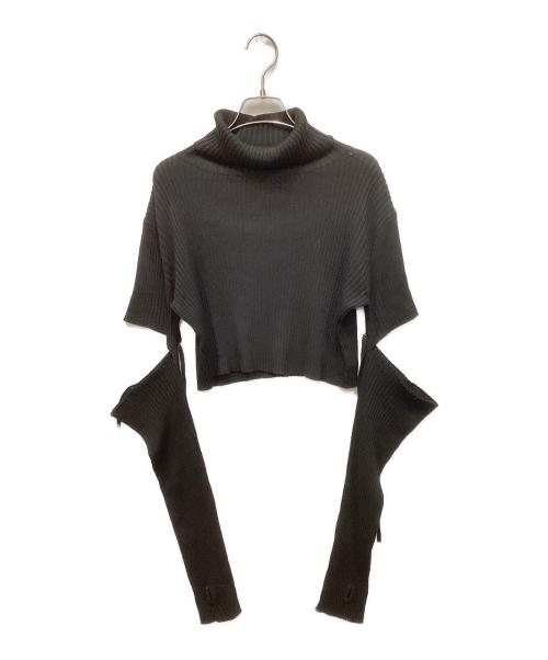 ANDMARY（アンドマリー）ANDMARY (アンドマリー) タートルネックニット ブラック サイズ:freeの古着・服飾アイテム