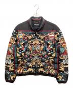 DOLCE & GABBANAドルチェ＆ガッバーナ）の古着「バロック調プリントダウンジャケット」｜ブラック