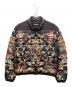 DOLCE & GABBANA（ドルチェ＆ガッバーナ）の古着「バロック調プリントダウンジャケット」｜ブラック