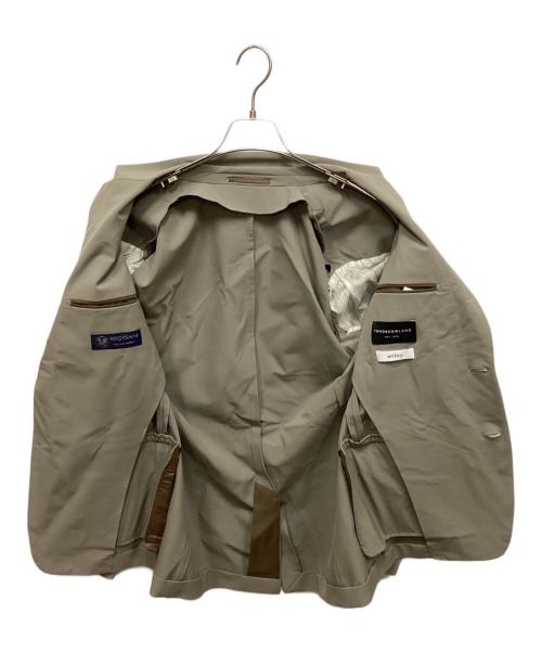 TOMORROW LAND（トゥモローランド）TOMORROW LAND (トゥモローランド) ナイロンポリウレタン シングルブレステッド2Bジャケット グリーン サイズ:48の古着・服飾アイテム