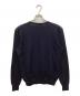 GUCCI (グッチ) シルクショルダーパッチニット ネイビー サイズ:XL：11000円