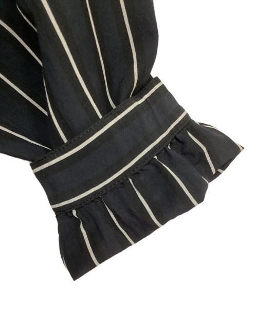 A.P.C.（アーペーセー）A.P.C. (アーペーセー) フリルシャツワンピース ブラック サイズ:34の古着・服飾アイテム