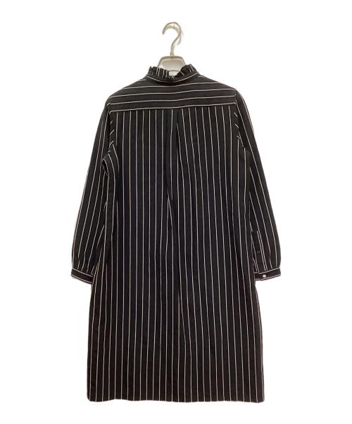 A.P.C.（アーペーセー）A.P.C. (アーペーセー) フリルシャツワンピース ブラック サイズ:34の古着・服飾アイテム