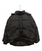 EMODAエモダ）の古着「フードダウンブルゾン」｜ブラック