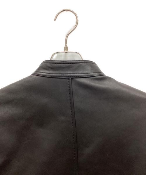 JOURNAL STANDARD（ジャーナルスタンダード）JOURNAL STANDARD (ジャーナルスタンダード) シープレザー ボンバーブルゾン ブラック サイズ:Lの古着・服飾アイテム