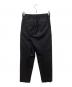 MARKAWARE (マーカウェア) PEGTOP TROUSERS ORGANIC WOOL TROPICAL/ペグトップトラウザーズオーガニックウールトロピカル ブラック サイズ:1：8000円
