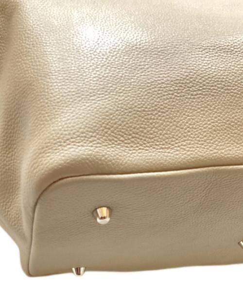 SALON DE ALFURD（サロン・ド・アルファード）SALON DE ALFURD (サロン・ド・アルファード) スマイルジャグジートート ベージュの古着・服飾アイテム