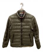 BLACK LABEL CRESTBRIDGEブラックレーベル クレストブリッジ）の古着「ダウンジャケット」｜オリーブ