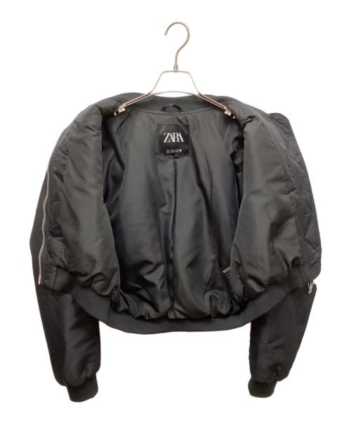 ZARA（ザラ）ZARA (ザラ) MA-1ジャケット ブラック サイズ:Mの古着・服飾アイテム