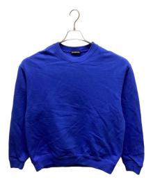 BALENCIAGA（バレンシアガ）の古着「バックロゴ クルーネックスウェットシャツ」｜ブルー