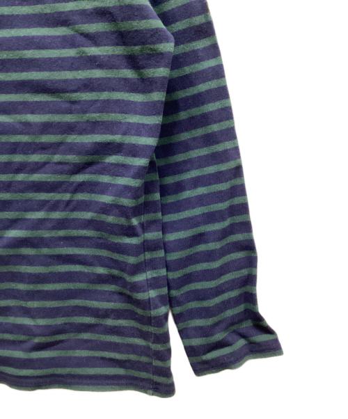 SAINT JAMES（セントジェームス）SAINT JAMES (セントジェームス) ボーダーカットソー グリーン サイズ:Mの古着・服飾アイテム