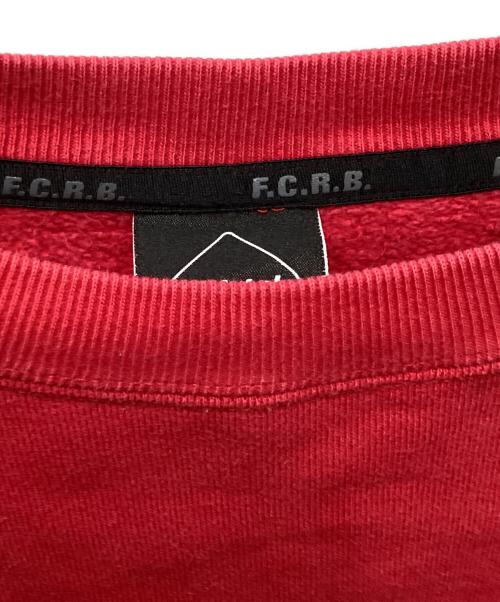 F.C.R.B.（エフシーレアルブリストル）F.C.R.B. (エフシーレアルブリストル) SMALL LOGO CREWNECK SWEAT レッド サイズ:Sの古着・服飾アイテム