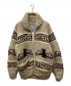 KANATAカナタ）の古着「カウチンニットカーディガン」｜ベージュ