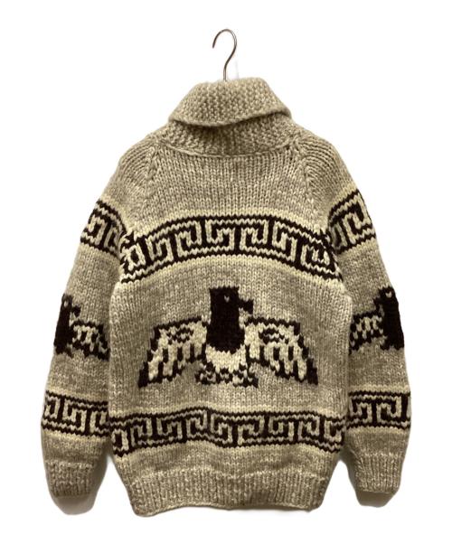 KANATA（カナタ）KANATA (カナタ) カウチンニットカーディガン ベージュ サイズ:不明の古着・服飾アイテム