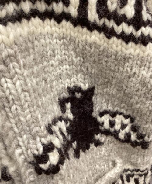 KANATA（カナタ）KANATA (カナタ) カウチンニットカーディガン ベージュ サイズ:不明の古着・服飾アイテム