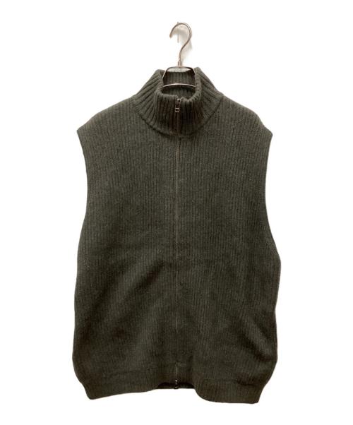 STEVEN ALAN（スティーブンアラン）STEVEN ALAN (スティーブンアラン) ハミルトンウール ドライバーズニットベスト カーキ サイズ:XLの古着・服飾アイテム