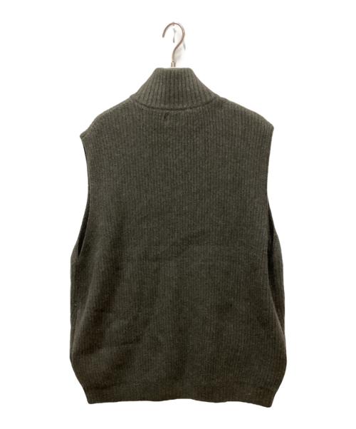 STEVEN ALAN（スティーブンアラン）STEVEN ALAN (スティーブンアラン) ハミルトンウール ドライバーズニットベスト カーキ サイズ:XLの古着・服飾アイテム