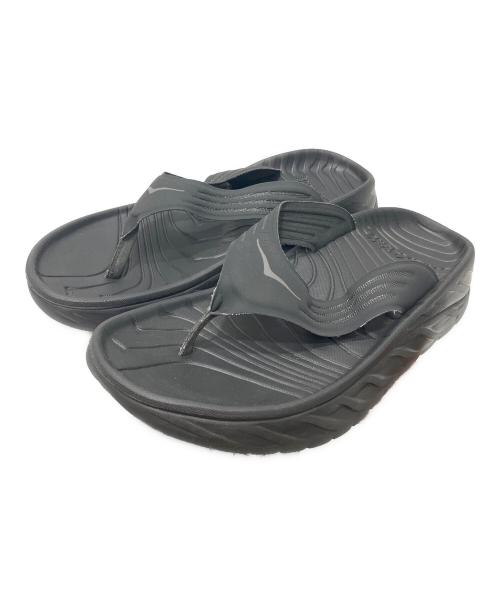 HOKAONEONE（ホカオネオネ）HOKAONEONE (ホカオネオネ) リカバリーサンダル ブラック サイズ:M８の古着・服飾アイテム