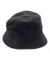 中古・古着 stussy (ステューシー) Melton Wool Deep Bucket Hat/メルトンウールディープバケットハット ブラック サイズ:L/XL：4000円