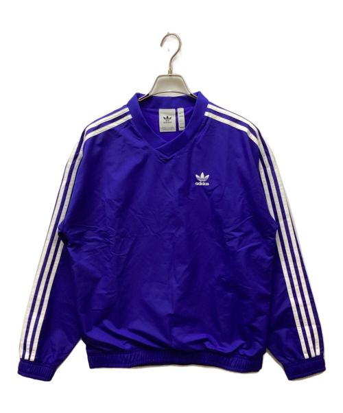 adidas（アディダス）adidas (アディダス) WOVEN WIND BREAKER ブルー サイズ:Ｍの古着・服飾アイテム