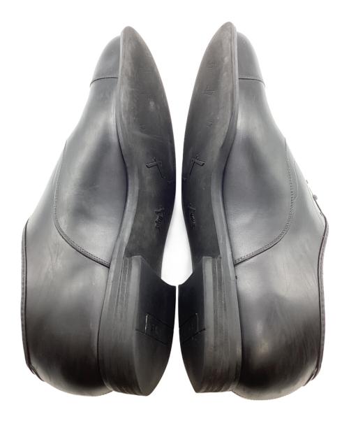 三陽山長（サンヨウヤマチョウ）三陽山長 (サンヨウヤマチョウ) 防水 友二郎/BOSUI TOMOJIRO ストレートチップシューズ ブラック サイズ:9.5の古着・服飾アイテム