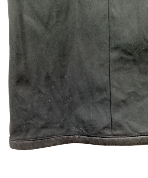 Mame Kurogouchi（マメクロゴウチ）mame kurogouchi (マメクロゴウチ) ハイウェストチノフレアトラウザーズ ブラック サイズ:1の古着・服飾アイテム