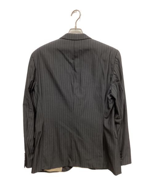BOSS HUGO BOSS（ボス ヒューゴボス）BOSS HUGO BOSS (ボス ヒューゴボス) ストライプ柄スーツ グレー サイズ:48の古着・服飾アイテム