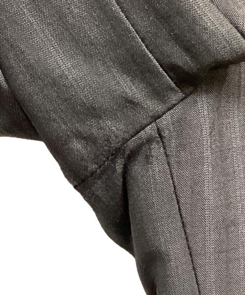 BOSS HUGO BOSS（ボス ヒューゴボス）BOSS HUGO BOSS (ボス ヒューゴボス) ストライプ柄スーツ グレー サイズ:48の古着・服飾アイテム