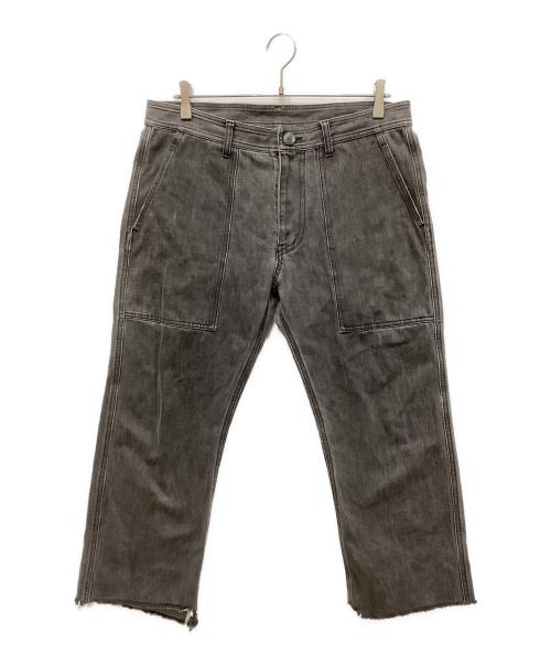 COMME des GARCONS HOMME（コムデギャルソン オム）COMME des GARCONS HOMME (コムデギャルソン オム) デニムベイカーデニムパンツ グレー サイズ:Mの古着・服飾アイテム