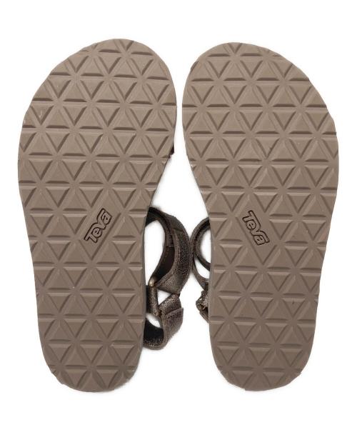 TEVA（テバ）TEVA (テバ) フラットフォームユニバーサルサンダル ブラウン サイズ:２３ｃｍの古着・服飾アイテム