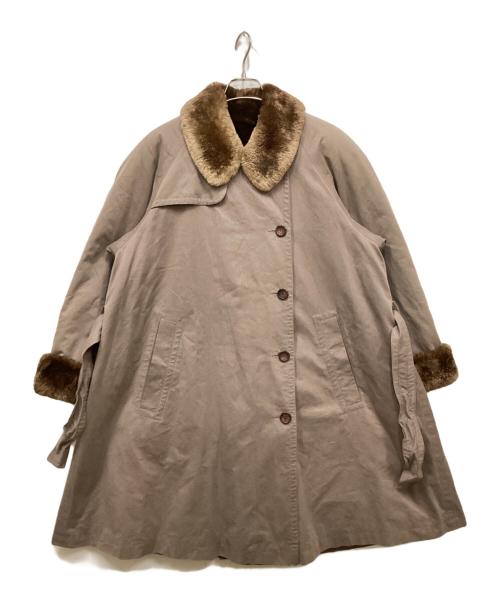 JIL SANDER（ジルサンダー）JIL SANDER (ジルサンダー) ファーライナーステンカラーコート ベージュ サイズ:なしの古着・服飾アイテム