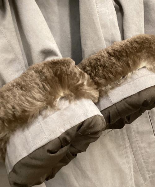 JIL SANDER（ジルサンダー）JIL SANDER (ジルサンダー) ファーライナーステンカラーコート ベージュ サイズ:なしの古着・服飾アイテム