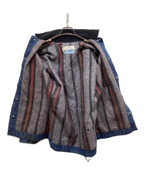 Sears（シアーズ）Sears (シアーズ) 裏地ブランケットデニムカバーオール インディゴ サイズ:Mの古着・服飾アイテム