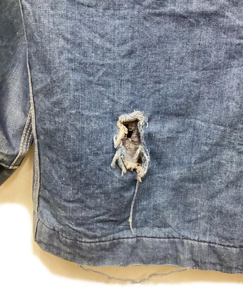 Sears（シアーズ）Sears (シアーズ) 裏地ブランケットデニムカバーオール インディゴ サイズ:Mの古着・服飾アイテム