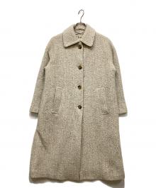 journal standard L'essage（ジャーナルスタンダード レサージュ）の古着「ピュアウールブークレコート」｜ベージュ