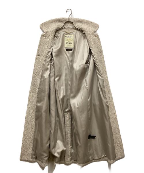 journal standard L'essage（ジャーナルスタンダード レサージュ）journal standard L'essage (ジャーナルスタンダード レサージュ) ピュアウールブークレコート ベージュ サイズ:-の古着・服飾アイテム