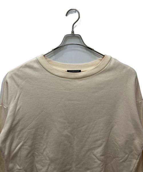 mizuiro-ind（ミズイロインド）mizuiro-ind (ミズイロインド) スウェットワイドプルオーバー ベージュ サイズ:FREEの古着・服飾アイテム