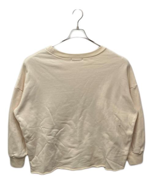 mizuiro-ind（ミズイロインド）mizuiro-ind (ミズイロインド) スウェットワイドプルオーバー ベージュ サイズ:FREEの古着・服飾アイテム