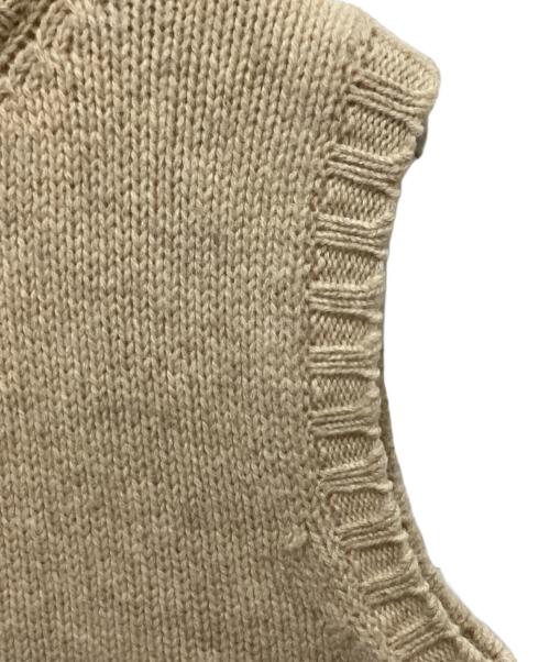 KAPITAL（キャピタル）KAPITAL (キャピタル) 3Gウール ノルディック柄 ベスト ベージュ サイズ:Lの古着・服飾アイテム