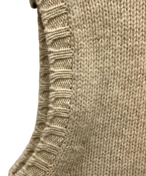 KAPITAL（キャピタル）KAPITAL (キャピタル) 3Gウール ノルディック柄 ベスト ベージュ サイズ:Lの古着・服飾アイテム