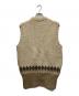 KAPITAL (キャピタル) 3Gウール ノルディック柄 ベスト ベージュ サイズ:L：9000円