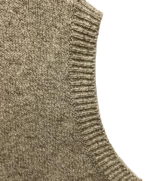 KAPITAL（キャピタル）KAPITAL (キャピタル) ニットベスト ベージュ サイズ:3の古着・服飾アイテム