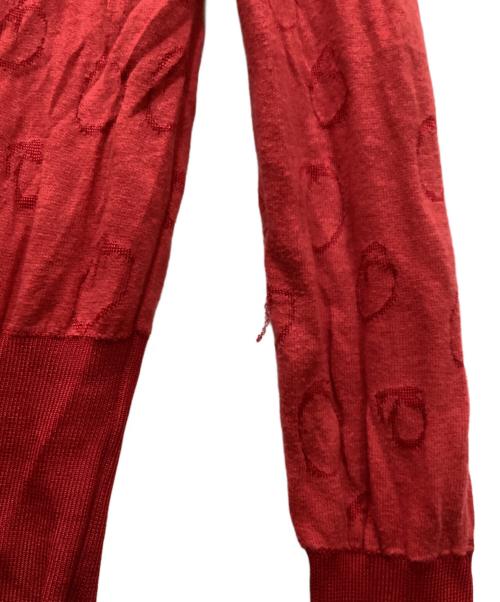 Vivienne Westwood RED LABEL（ヴィヴィアンウエストウッドレッドレーベル）Vivienne Westwood RED LABEL (ヴィヴィアンウエストウッドレッドレーベル) ニットカーディガン レッド サイズ:1の古着・服飾アイテム
