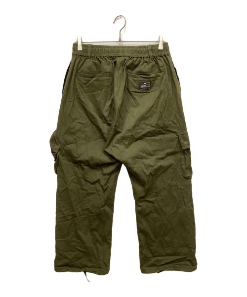 PUNK DRUNKERS（パンクドランカーズ）PUNK DRUNKERS (パンクドランカーズ) あいつポケカーゴパンツ オリーブ サイズ:Lの古着・服飾アイテム