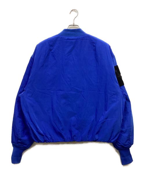 AZUL by moussy（アズールバイマウジー）AZUL by moussy (アズールバイマウジー) MA-1ジャケット ブルー サイズ:FREE 未使用品の古着・服飾アイテム