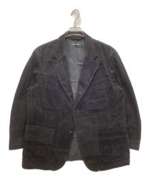 Engineered Garments（エンジニアドガーメンツ）の古着「パッチワークコーデュロイジャケット」｜ブラック