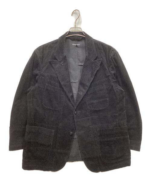 Engineered Garments（エンジニアドガーメンツ）Engineered Garments (エンジニアドガーメンツ) パッチワークコーデュロイジャケット ブラック サイズ:Mの古着・服飾アイテム