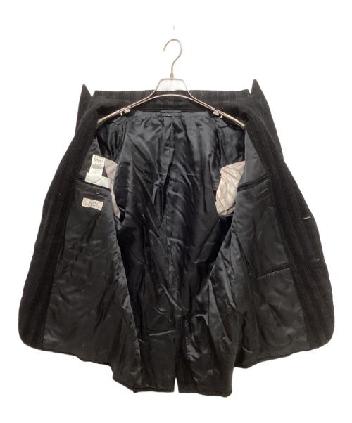 HERMES（エルメス）HERMES (エルメス) クルードセル銀ボタンウール親子コーデュロイテーラードジャケット ブラック サイズ:54の古着・服飾アイテム