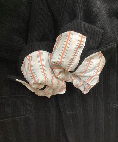 HERMES（エルメス）HERMES (エルメス) クルードセル銀ボタンウール親子コーデュロイテーラードジャケット ブラック サイズ:54の古着・服飾アイテム