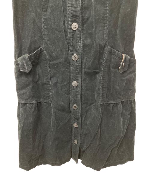 BURBERRY BLUE LABEL（バーバリー ブルー レーベル）BURBERRY BLUE LABEL (バーバリー ブルー レーベル) コーデュロイワンピース ブラック サイズ:38の古着・服飾アイテム